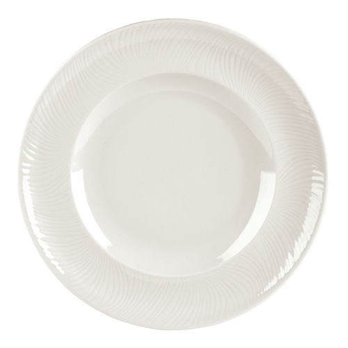 Academy curve white plate - academy,