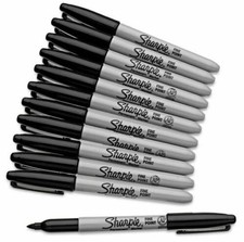 Sharpie black permanent - permanent, marker