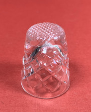 Vintage Crystal Thimble Collectible