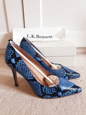 BNWT  L.K. Bennett Fern Cobalt