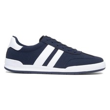 Mens Trainers Blue Adults Lace Up Navy Cushioned Gripped Stripes Wootton SIZE