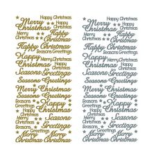 Mixed Christmas greetings peel