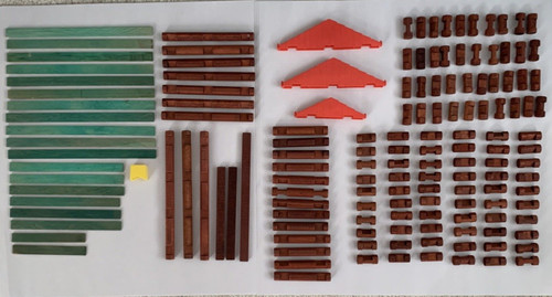 Vintage lincoln logs lot 149 - lincoln,