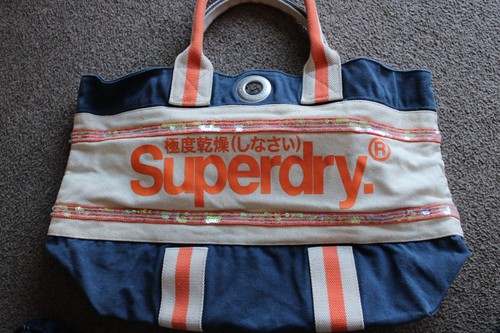 Superdry canvas tote bag - superdry,