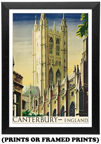 Canterbury cathedral vintage - canterbury,