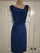 Dark Blue Sleeveless Beaded