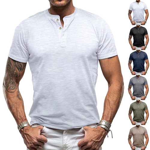 Mens henley short - henley,