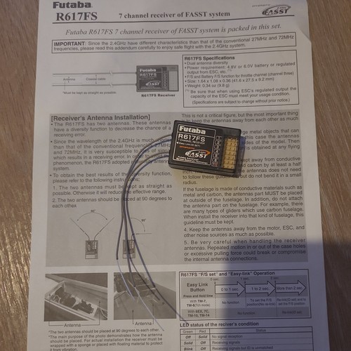 Futaba r617fs channel fasst - r617fs., 7