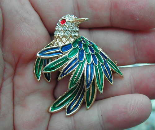 Vintage unmarked enameled - unmarked,