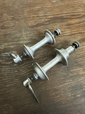 VINTAGE CAMPAGNOLO NUOVO TIPO L/F HUBS - 36/36H 126mm - GOOD CONDITION