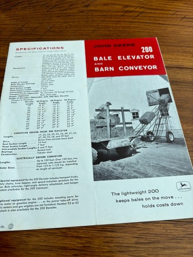 John deere 200 - john, bale