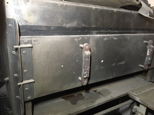 Powder coating enamelling cure