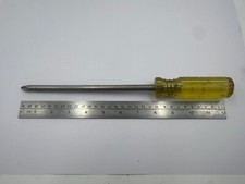 RARE Vintage Britool P4  12” Screwdriver England Made Yellow Handle 423/P4