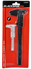 2Pc Plastic Vernier Calliper