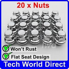 20x ALLOY WHEEL NUTS FOR MITSUBISHI L200 (M12x1.5) LUG BOLT STUD SCREW [20A]