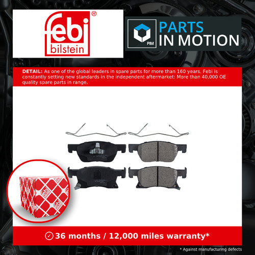 Brake pads set fits vauxhall - brake,