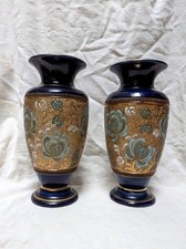 1900S DOULTON LAMBETH VASES