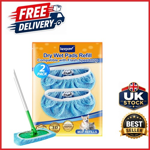 Washable microfiber mop - mop, pads