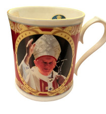 Pope John Paul II Commemorative Bone China Mug