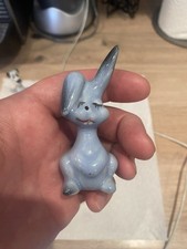 This is a vintage ceramic bunny figurine , VGC
