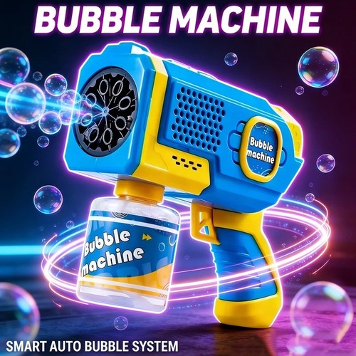Automatic bubble machine gun - bubble,