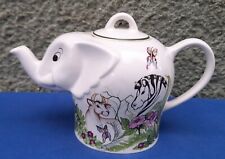 Vintage Wade Ceramics Tea Pot Jungle Fun,Funky Jungle Animals,20cm Wide,unused