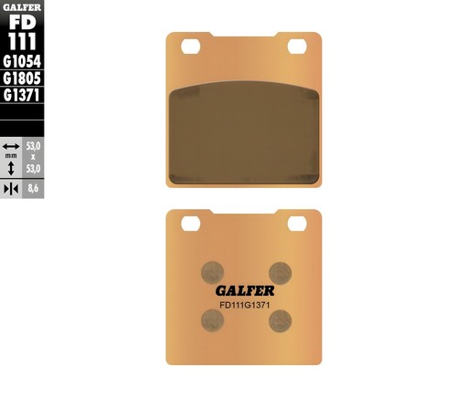 Galfer fd111g1371 sintered - galfer,