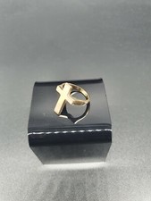9ct Gold On Silver Cross Men's