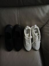 ladies trainers/slippers both size 5.see photos for info.not been worn much.