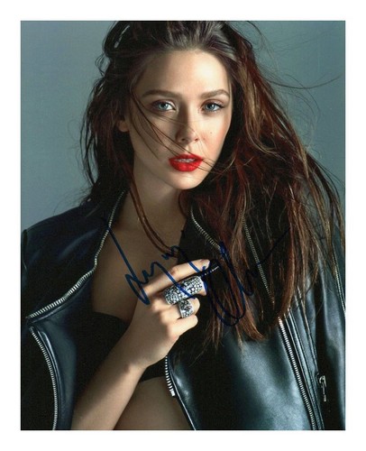 Elizabeth olsen autographed - olsen,