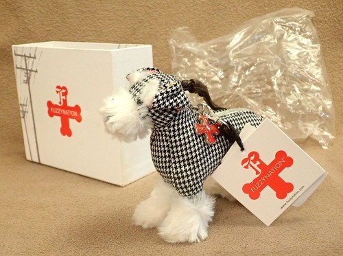 Fuzzy nation dog shaped bag - shaped,