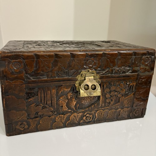 Vintage hand carved wood - vintage,