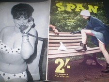 1960's  vintage glamour magazine SPAN No 127 VOL 11 SYLVIA TERNES  HAZEL SHAW