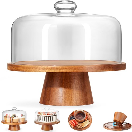 Wood cake stand - stand, with