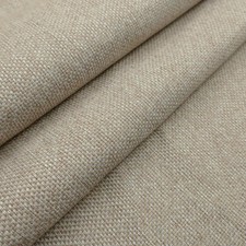 Panama Basketweave Woollen Linen Look Durable Soft Furnishing Upholstery Fabric