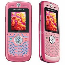 RETRO PINK MOTOROLA L6 SLVR MOBILE PHONE-UNLOCKED WITH NEW CHARGAR AND WARRANTY