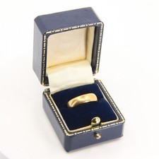 Antique 18ct Solid Gold Victorian Glasgow Hallmarked Wedding Band Ring UK Size L