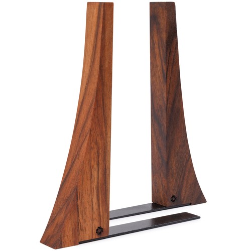 Walnut bookends for shelves - bookends,