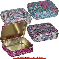 4 WILLIAM MORRIS FLORAL POCKET