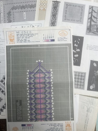 Vintage embroidery cross