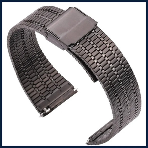 Stainless steel watch bracelet - steel,
