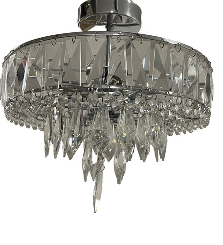 Chrome ceiling light - chrome,