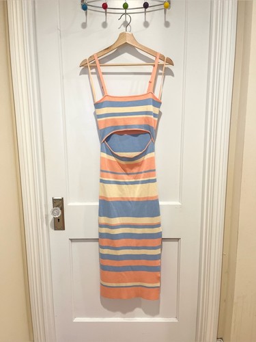 Mable aster striped - aster, knit