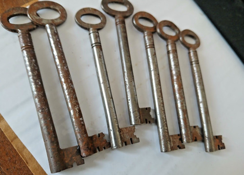Antique long cabinet keys - long,