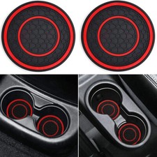 2pcs Red Car Interior Cup