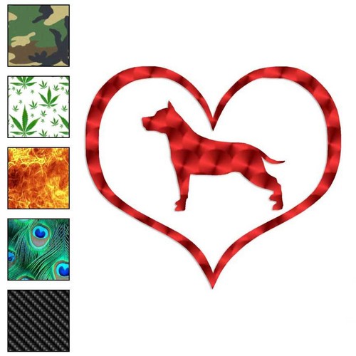 Heart staffordshire terrier - heart,