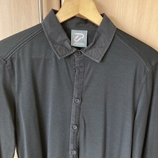 IAN POULTER IJP DESIGN- CASUAL SHIRT - BLACK - SMALL