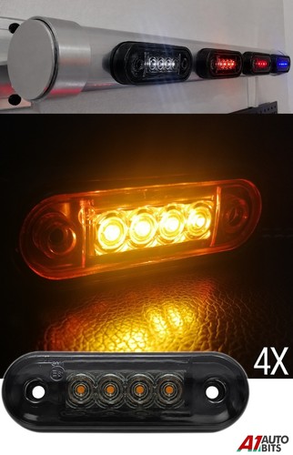 Dark curved fit led - led, orange