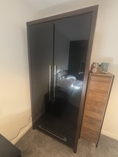 Next Black Gloss And Wood