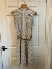 Berkertex Size 14 Retro Striped Dress with Belt
